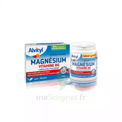 Alvityl Magnésium Vitamine B6 Libération Prolongée Comprimés Lp B/45 à VAL  D'ARC